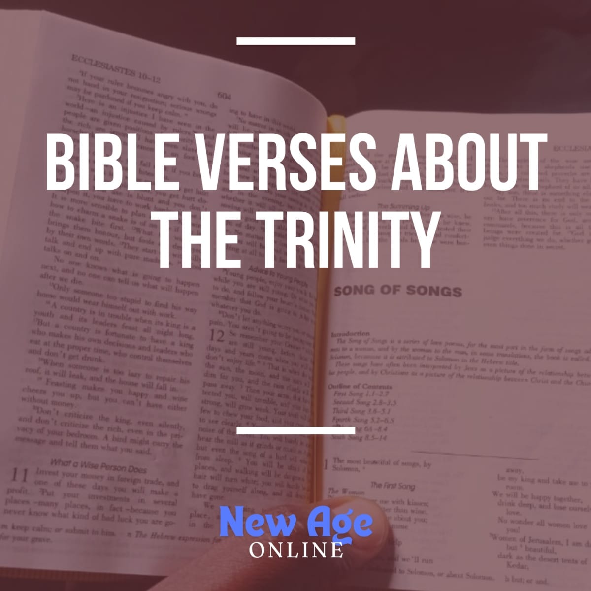 40 Important Bible Verses About The Trinity